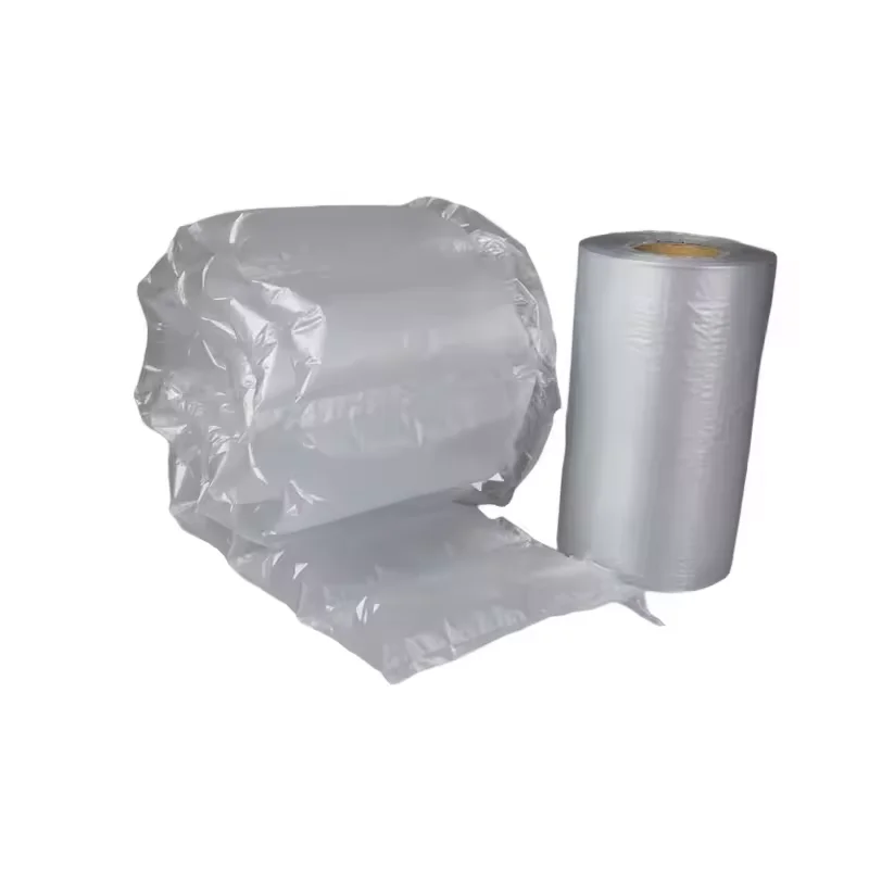 New Packaging Choice 50% Recycled Custom Logo Inflatable Bag Wrapping Roll Bubble Pillow Air Cushion Film