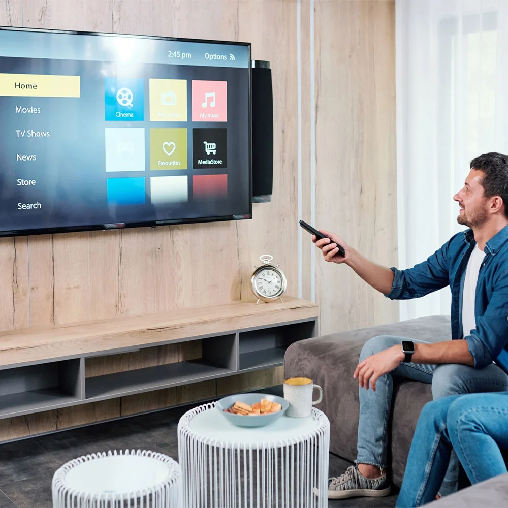 1080p Full HD 50 Inches LED & LCD Smart TVs Android Flat Screen Televisions for Home