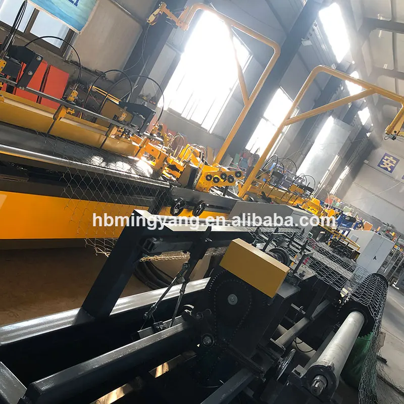 Good quality PLC control Stainless Steel Chain Link Fence Machine Production Line