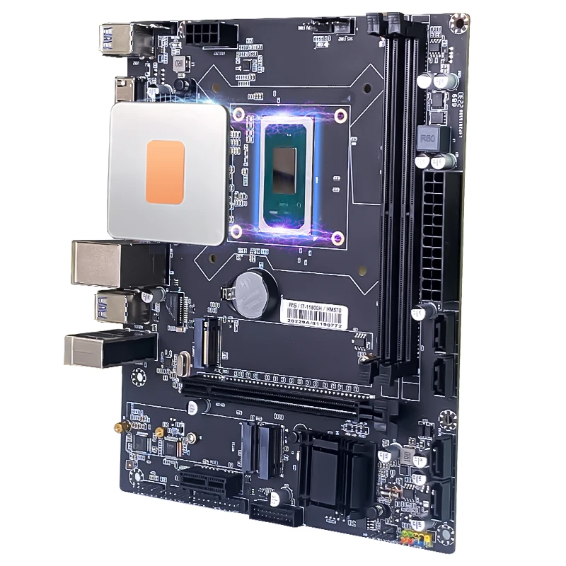 JIESHUO HM570 Motherboard With I5 I7 I9 CPU Processor 64GB(2*32GB) DDR4 Gaming Motherboards