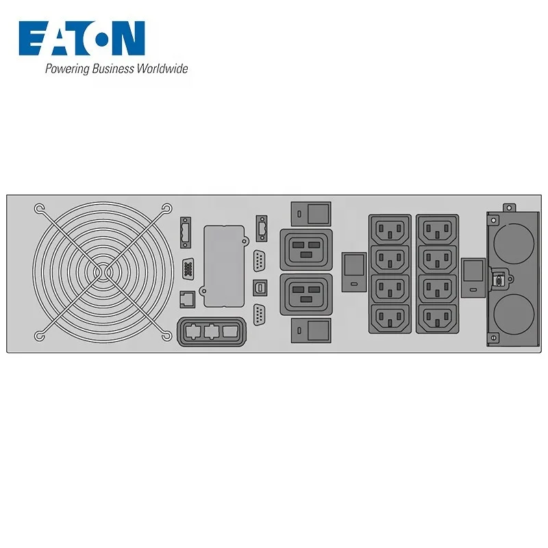 external hot-swappable battery modules 6kva 8kva 11kva 4500w Online double conversion Eaton 9PX UPS Uninterruptible Power Supply