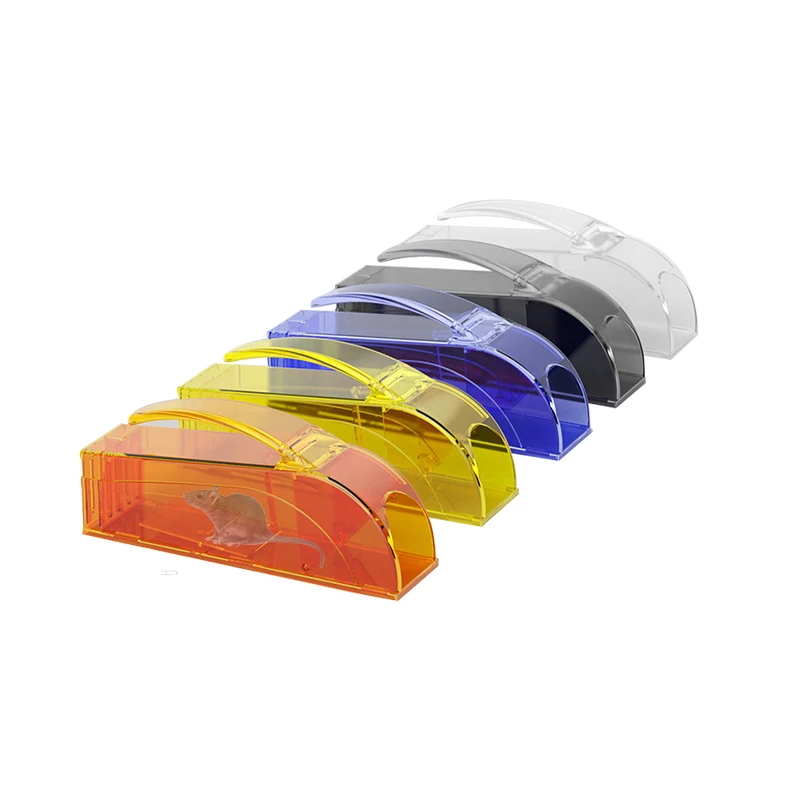 Rat Catcher With Grip Black For Small Mouse Reusable Mouse Killer Box No Attractant Mice Trap