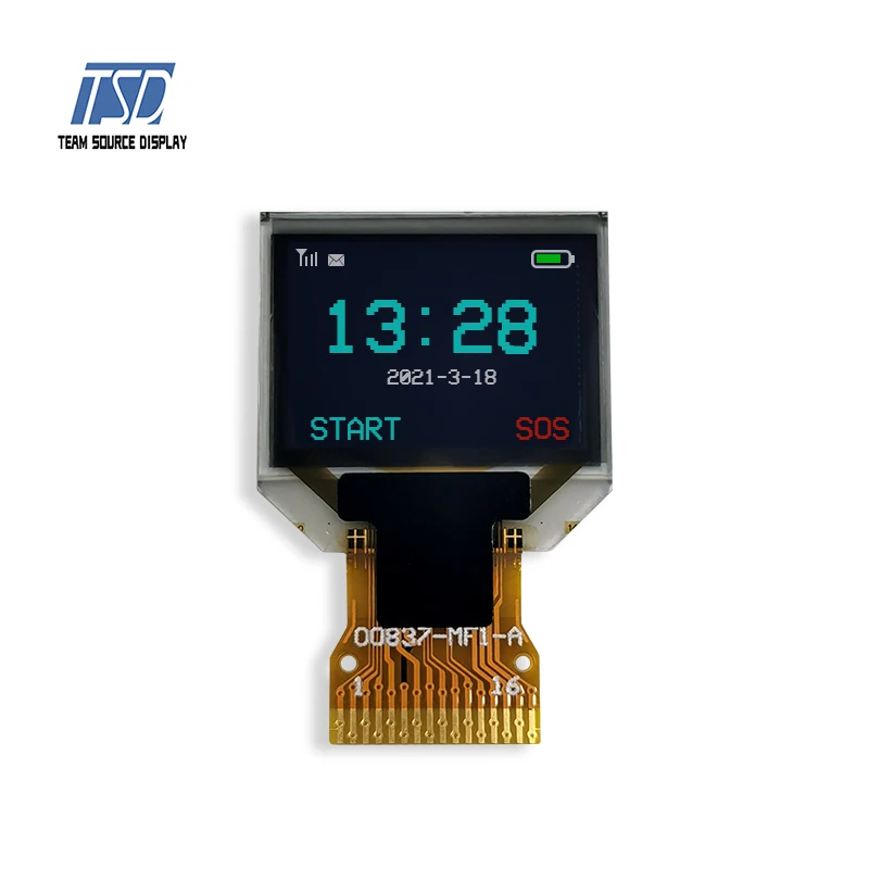 Custom oled display panel 0.66 64*48 SPI 16 pins SSD1306BZ 0.66 inch monochrome oled display module