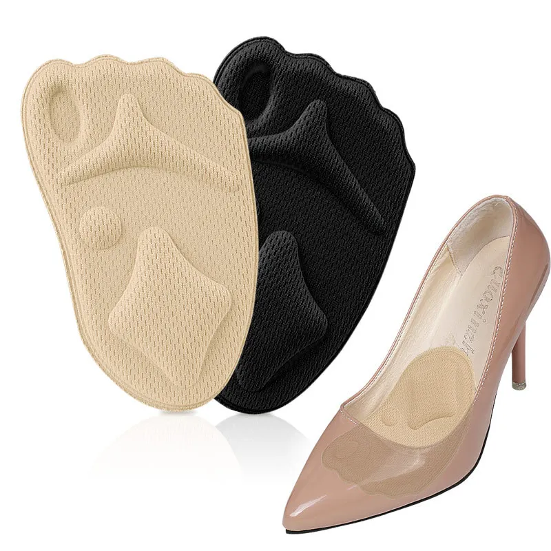 Pain Relief Pad For High Heels Insoles Stickers Foot Care Front Foot Pads Half Size Insole Soft Non Slip Sole Foot Pad