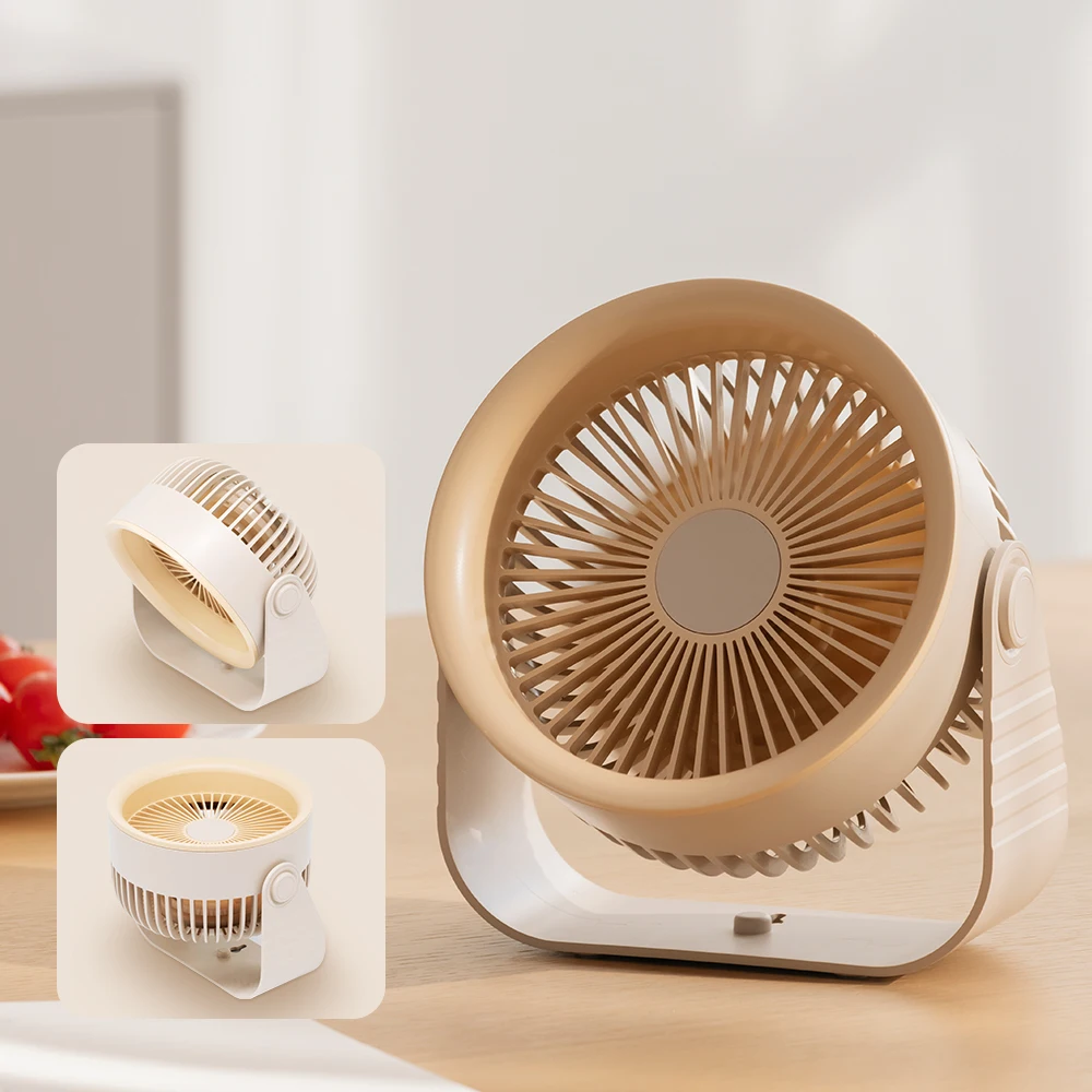 2024 Latest Portable Four Gears Wind Speed Air Circulation Fan Multiple Use Desktop Wall-mounted Adjustable Angle Washable Fan