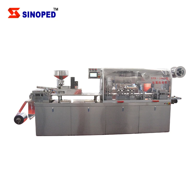 Fully automatic blister filling and sealing machine packing packaging for butter honey jam liquid perfume