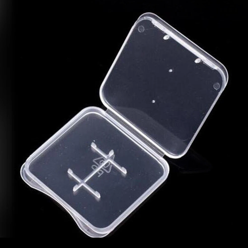 Micro SD TF Коробка для карт памяти прозрачный пластиковый контейнер хранения