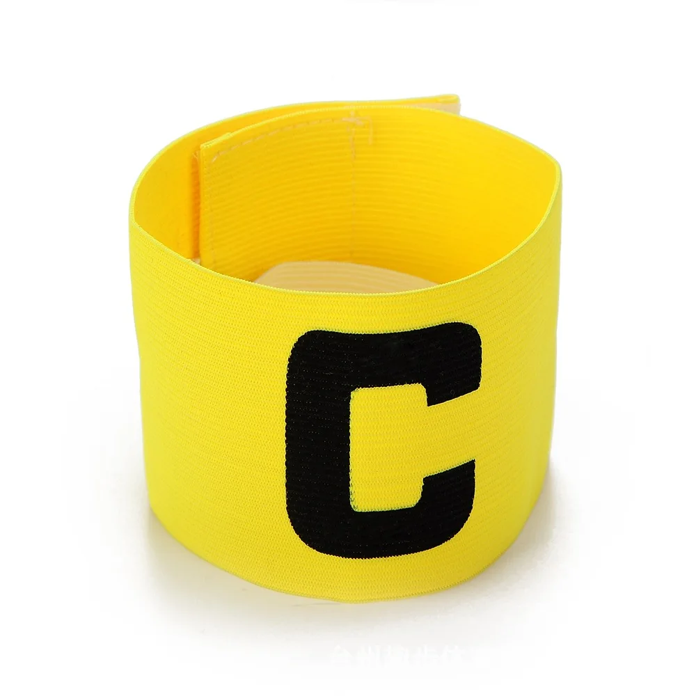 33*7cm custom size color available Elastic Captain Arm Band Soccer Nylon Sport Armband Rugby Football Captain Armband