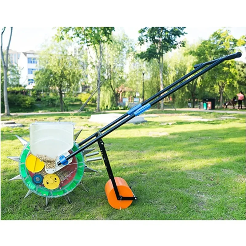 Agricultural Machinery  2-in-1 Double-nozzle Soybean Corn Planter Manual Hand Push Corn seeder