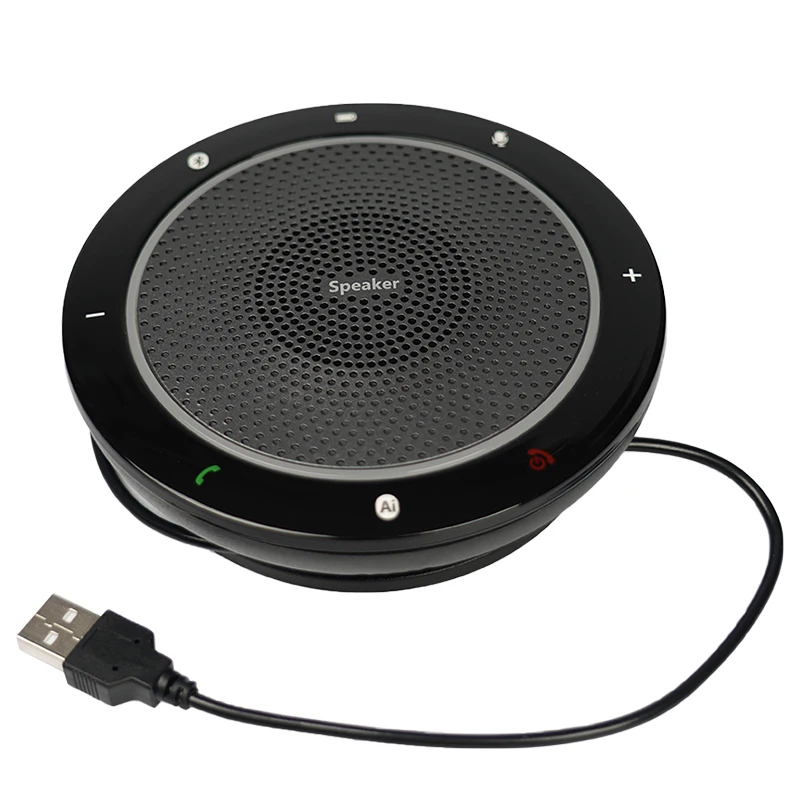 
speaker USB conference phone speaker dual mode with fingerprint touch 