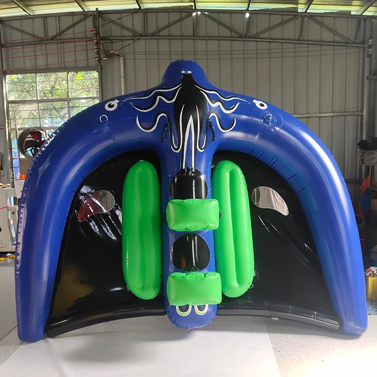 Inflatable flying manta ray water ski tube, flying ski tube,inflatable crazy boat