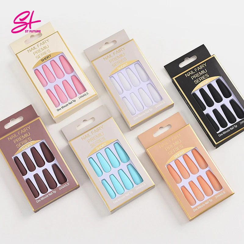 ST FUTURE press on Nails Decor Full Cover ABS False Nails Artificial Nail Tip