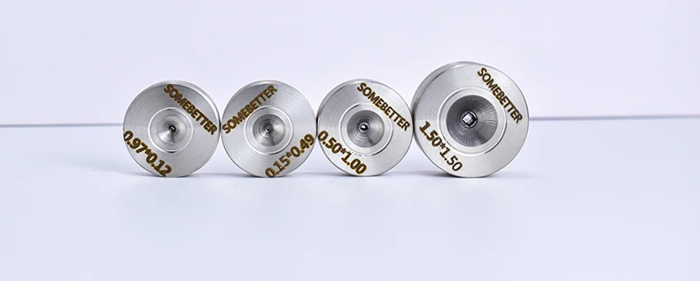 Square hole diamond dies diamond wire drawing dies for drawing 18K gold wire for jewelry