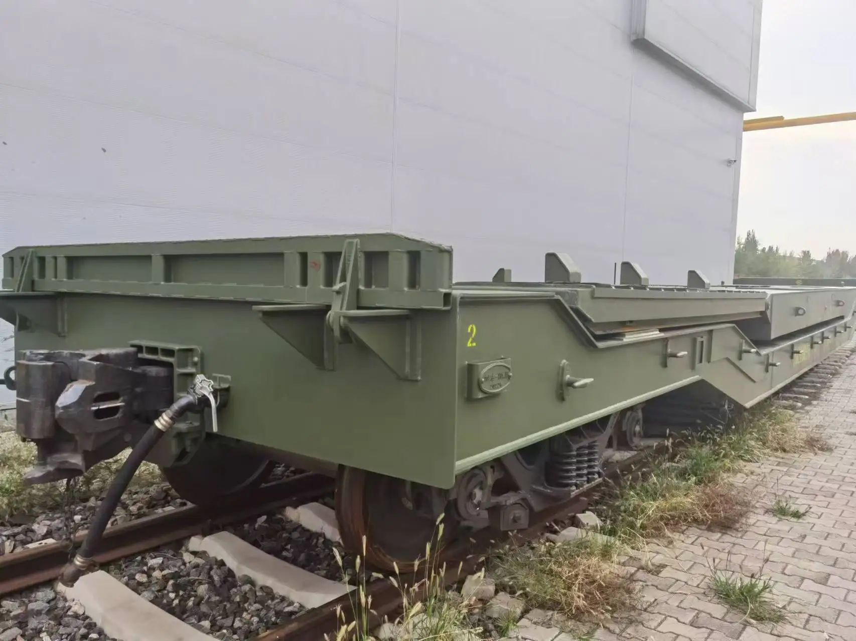 Изготовленный Железнодорожный плоский вагон BFCY