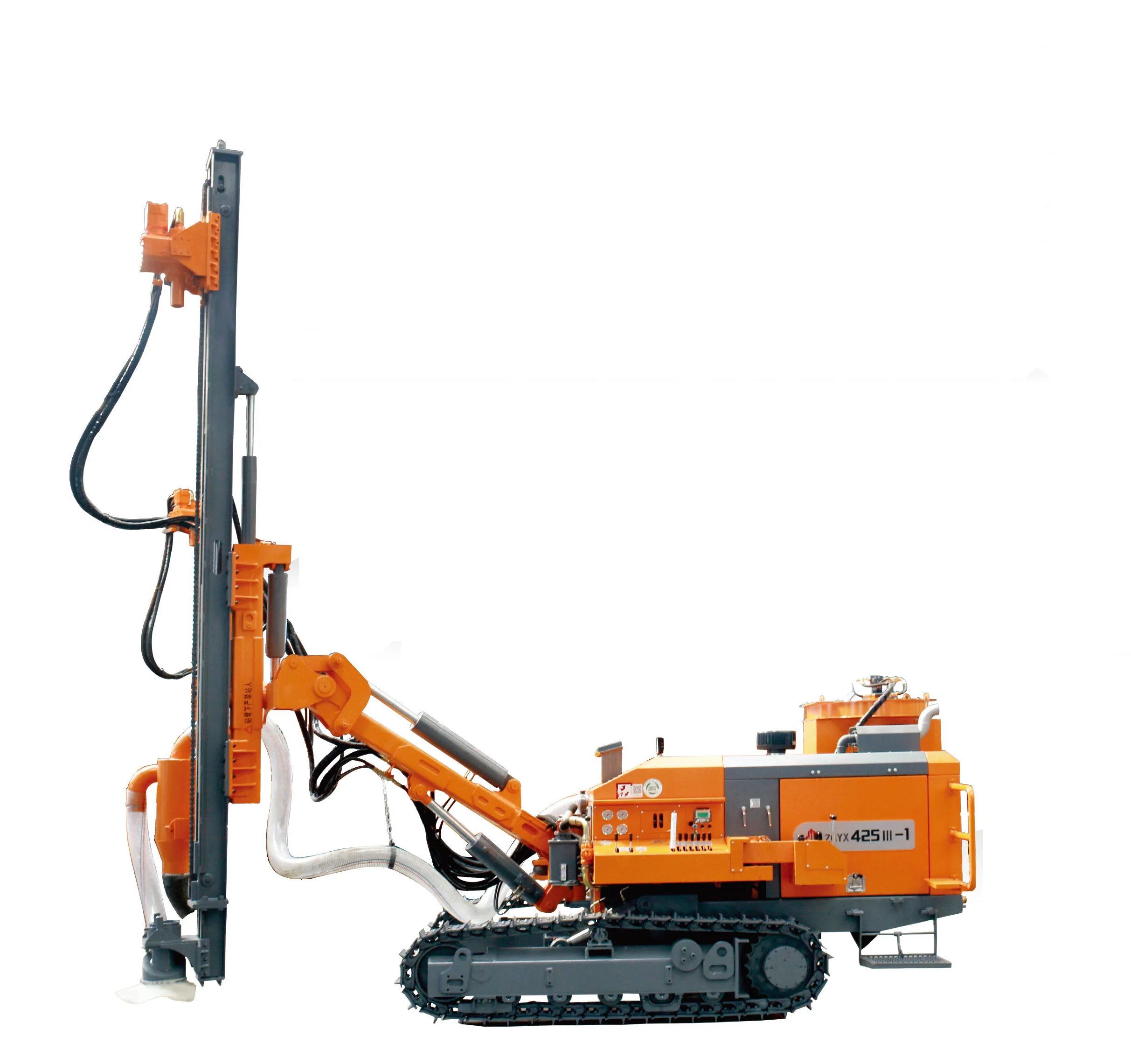 Hot sale track type portable hydraulic DTH drilling rig machine for rock stones ZGYX-425-1