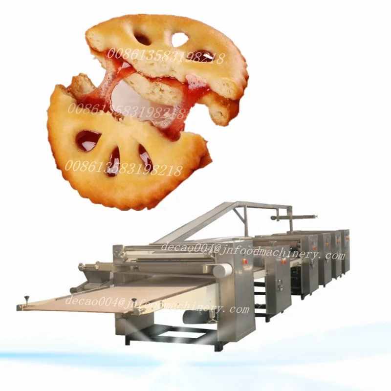 Natural gas 1200/1500mm.machine pour biscuits customise biscuits machine industrial biscuit production line