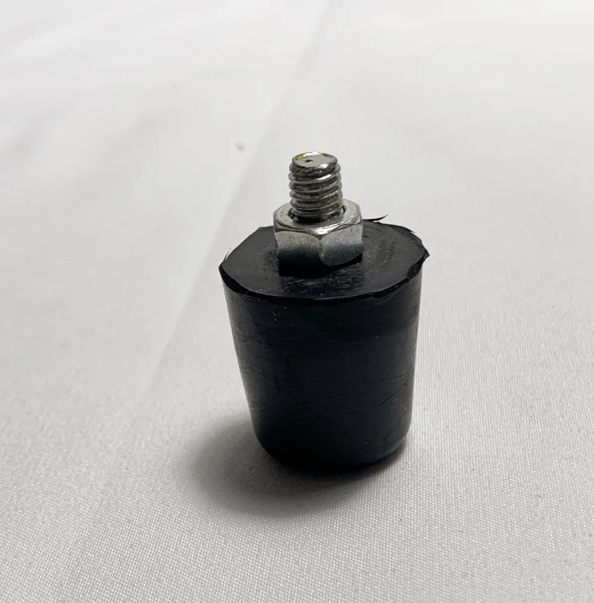 Protective Shield Flexible Accordion Rubber Cushion Buffer Pad Size L 18mm H 35mm THK 20mm Round Rubber Buffer