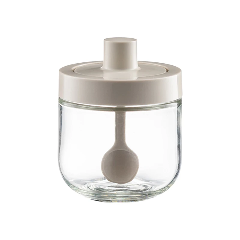 Стеклянные банки для домашнего хранения приправ, кухонные принадлежности