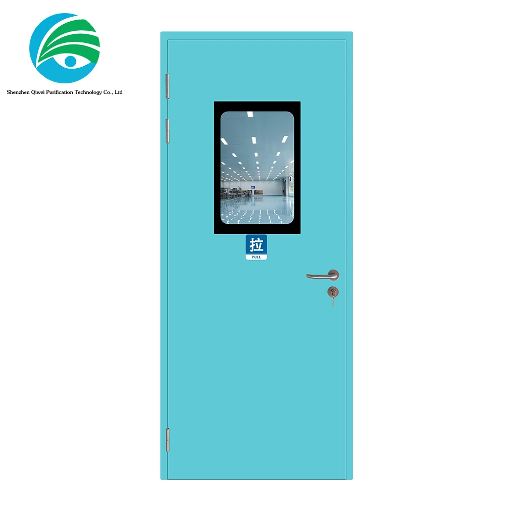 Modern Style Metal Core Fire Rated Cleanroom Door For GMP doors&windows
