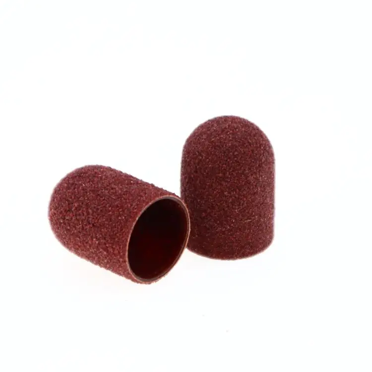 Low Price Brown 5mm 7mm 10mm 13mm 16mm Pedicure Sanding Caps For Podiatry Foot Polishing