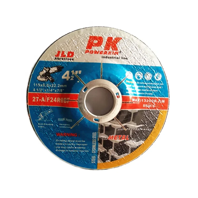 High Efficient Aluminum Oxide Abrasive  4 1/2 Inch Metal Grinding Disc Buffing Polishing Wheel For Metal