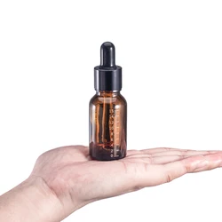 New Design Customized Design Measurement Essential Oil Perfume Roller Bottle Amber 5ml Glass Roll on Bottle with Cap