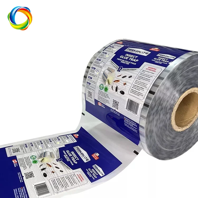 Custom Plastic Laminated Wet Wipes Packaging Pet Pe Vmpet Roll Film Automatic Mosquito Transparent Film