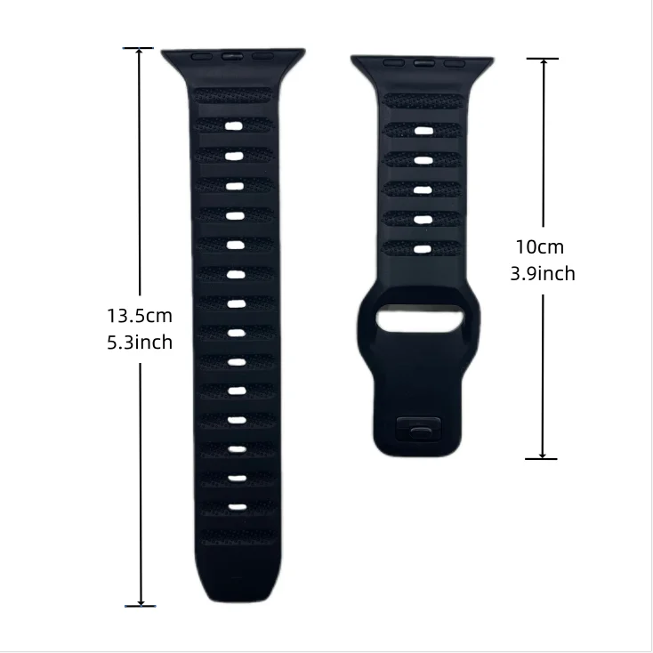 Factory Wholesale Sport Watch Band Smart Watch Strap Waterproof Silicone Watch Band Strap for Series 8 45 mm