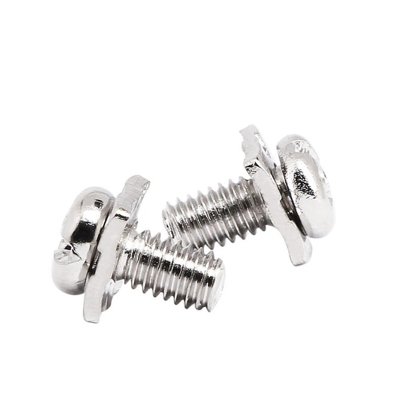 Nickel-plated square washer screws block connector screw M3 M3.5 M4 M5 pc screws