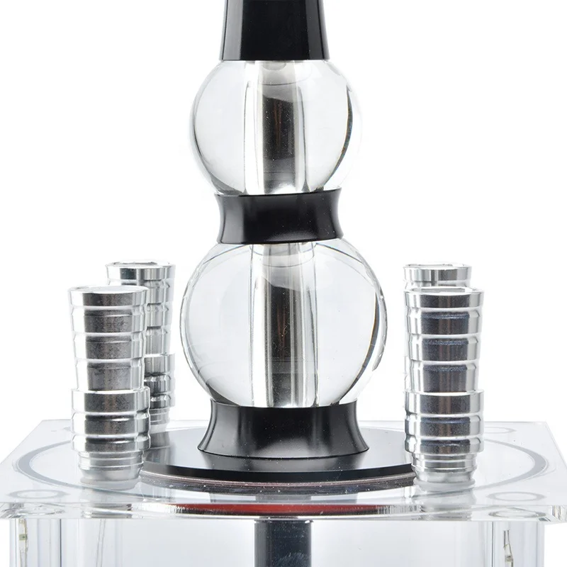 Wholesale Small Square Sheesha Hookah Shisha Smoking Chicha Acrylic Import Mini Hookahs for Sale