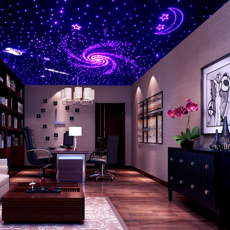 Star ceiling 27W Power Twinkle Shooting Star RGB Fiber Optic Lamp