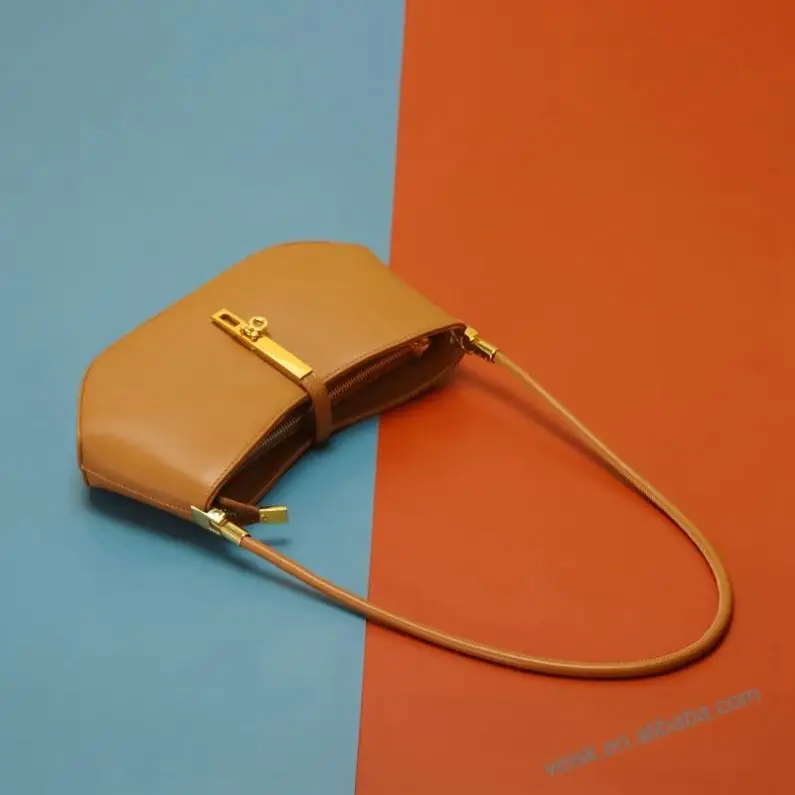 Jelly One-Shoulder Armpit Handbags Online Shopping Personalized Logo French All-Match Solid Color Handbags