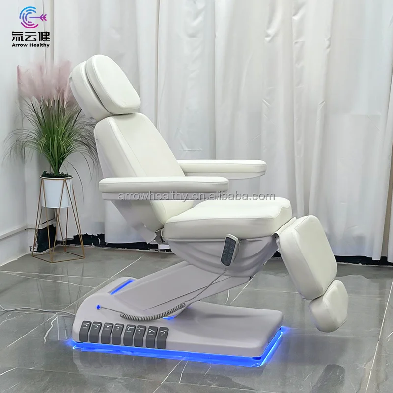 3 4 Motors Electric Facial Beauty Salon Bed Medical Spa Massage Treatment Table  Chair Aesthetic Tattoo Bed salon chairs beauty