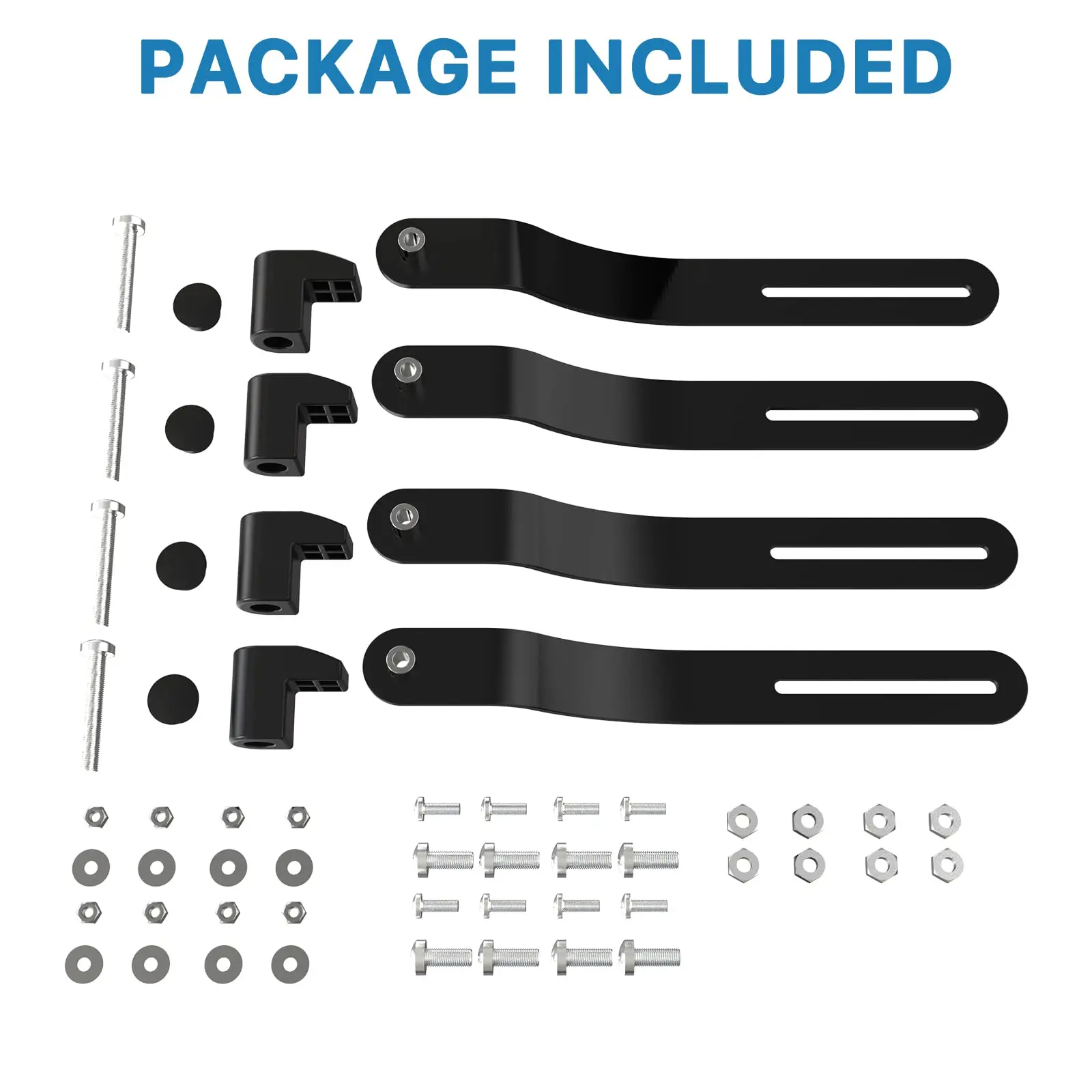 VESA Mount Adapter Fits 13 -27 inch Screens, Monitor Bracket Includes 4 Adjustable Knobs, Suitable for Nonporous Digit Display