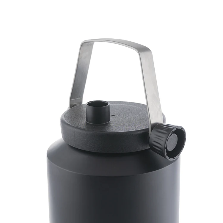 Stainless Steel 1 Gallon BPA Free Water Bottle Wholesale 128 oz insulated Growler Jug With Handle Lid