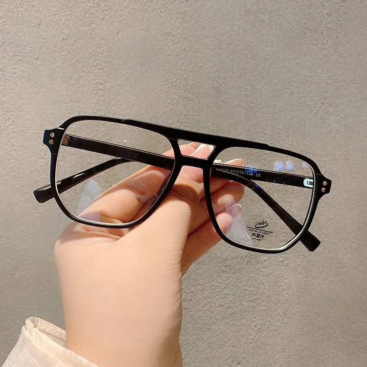 ashion Men Women Blue Light Blocking Computer Glasses TR90 Frame Square Anti Blue Light Eyeglasses