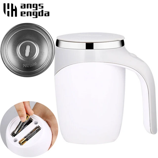 304 Stainless Steel Smart Coffee Milk Mixer Stir Cup Thermal Blender Gift Water Bottle USB Automatic Self Stirring Magnetic Mug