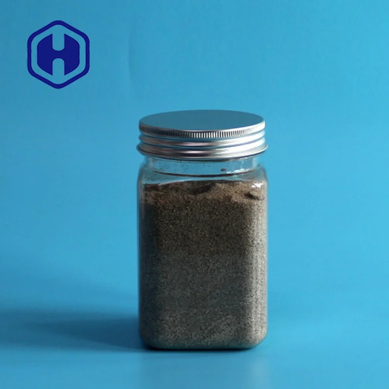 bulk 330ml groundnut past almond butter transparent round plastic PET jar and lids