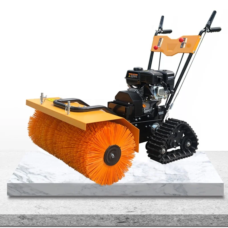 large industrial winter pavement rotary brush tractor pto wafer brush attachment broom runway snow removal sweeper/broofor truck