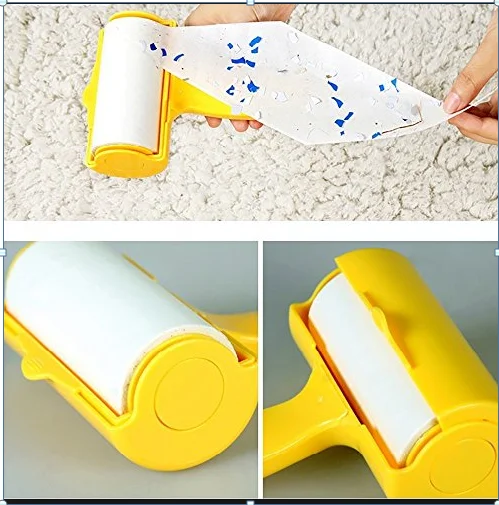 Reusable Sticky Remover Household Carpet Cleaning Self-cleaning handle clothes Manual Plastic Pet Hairs lint rollers