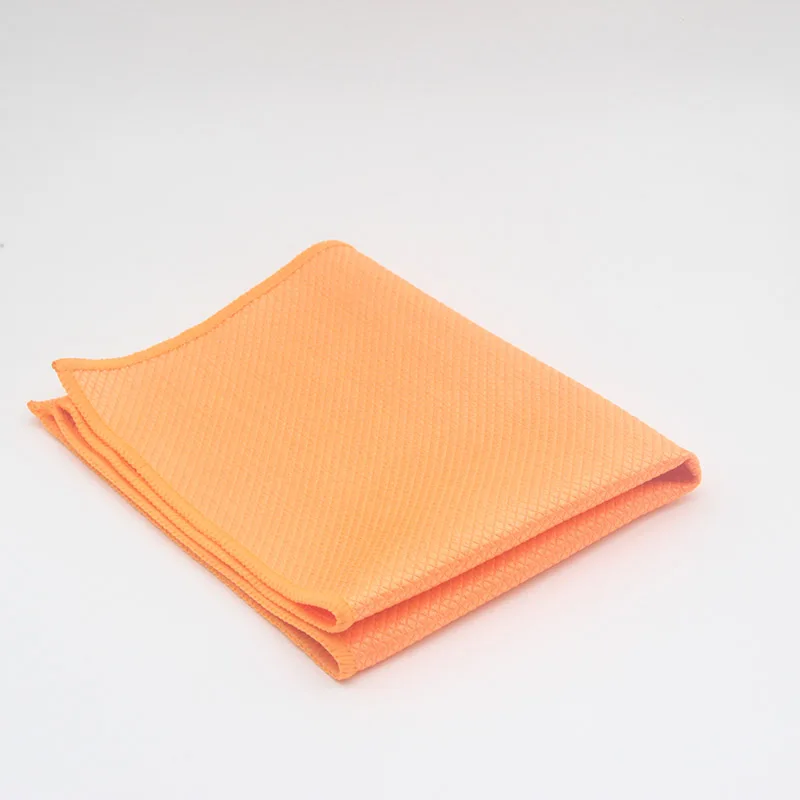 Shiny fish scale cloth glass cleaning cloth custom Logo microfiber window cleaning cloth
