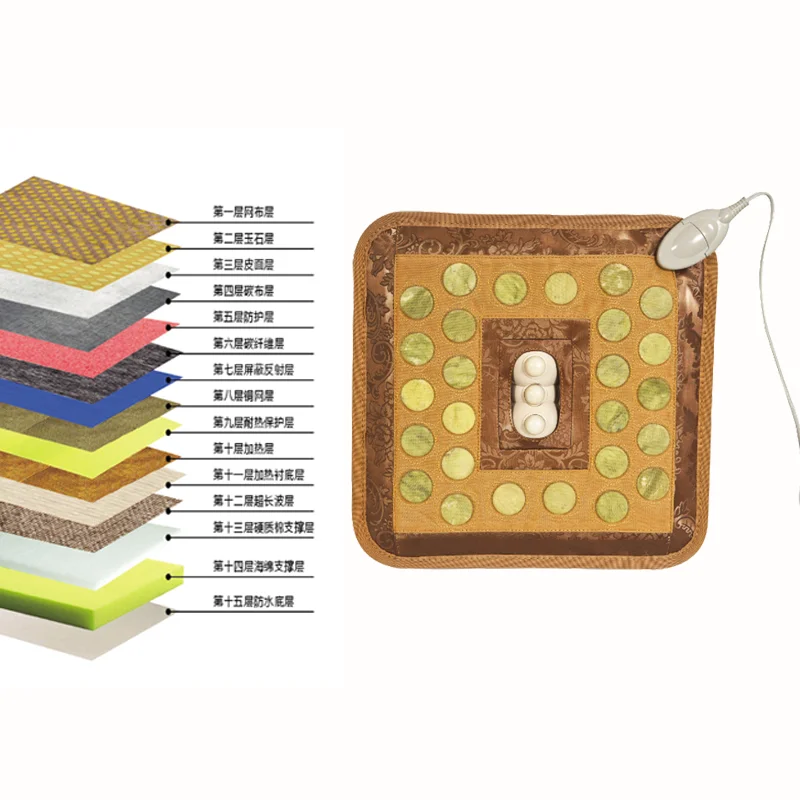 Thermal Stone Far Infrared Mat Korea Tourmaline Mattress Pad warm therapy bed mattress