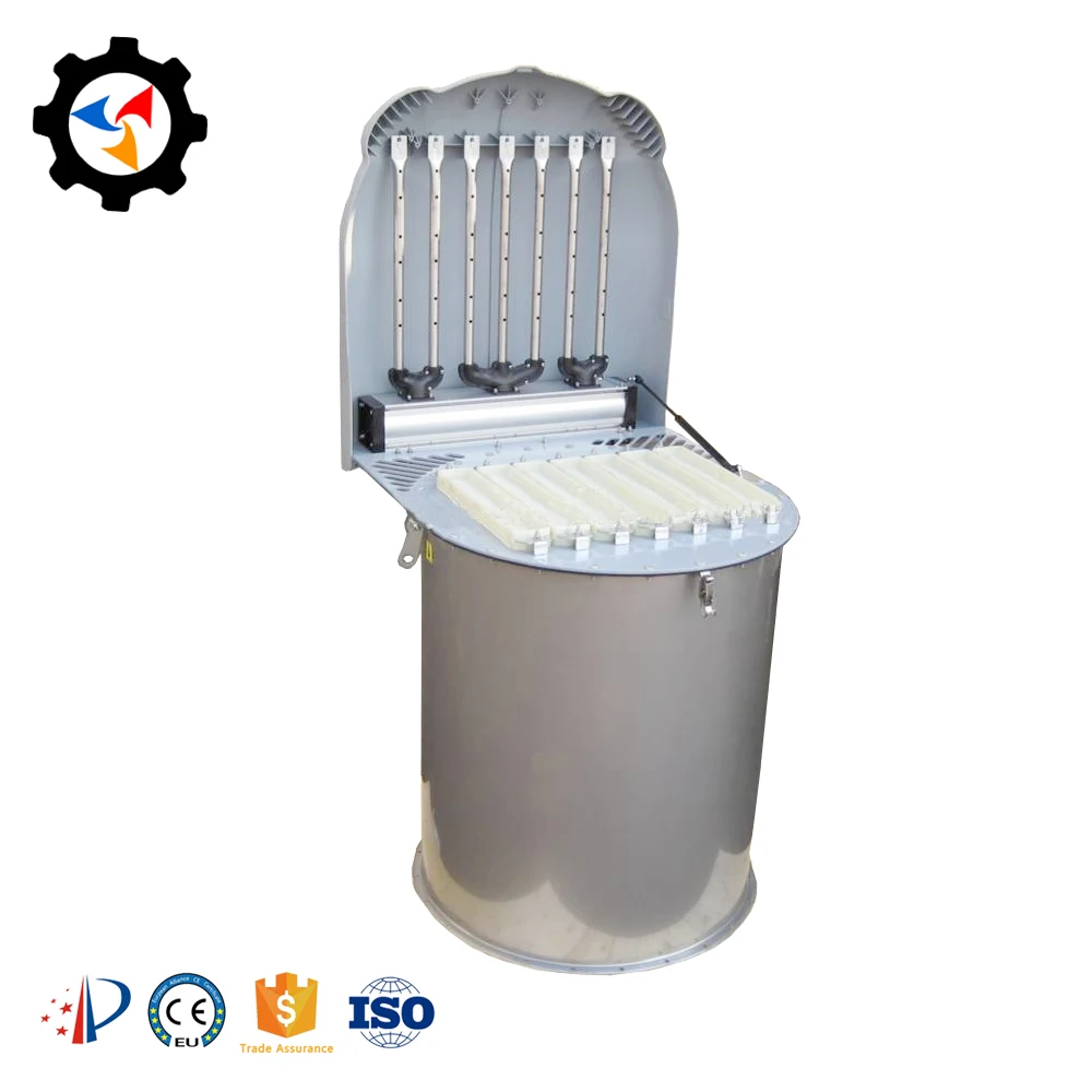 
Vibrating and air-jet portable mini dust collector with dust collecting hopper 