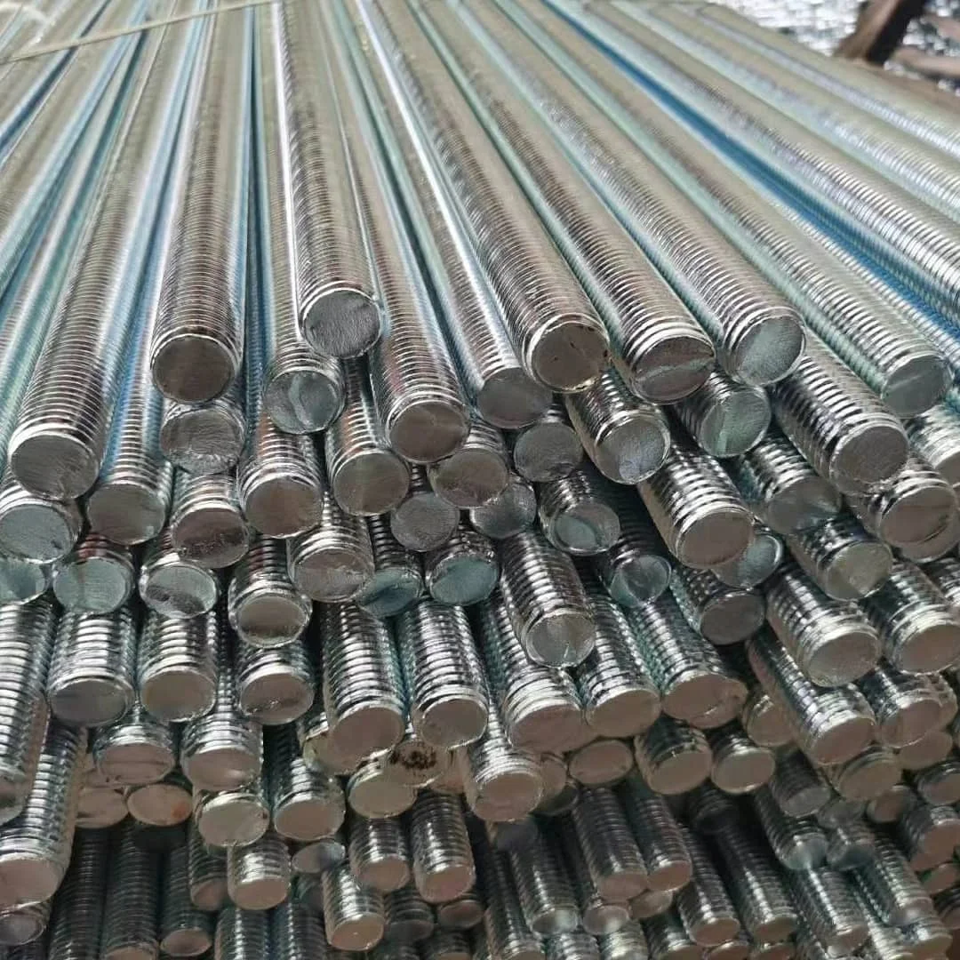 zinc plated Steel Hot dip galvanized  2 Grade 5 Grade    3/8 3/16 5/8 UNC  BSW ASME B 18.31.2 Threaded Rod