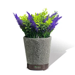 aroma oil diffuser 2023 wooden humidifier dorm room essentials home fragrance machine flowerpot humidifiers for home