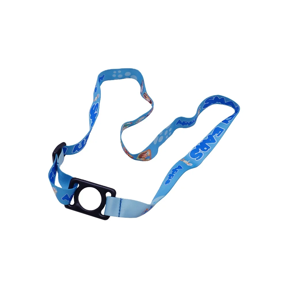 Custom wholesale portable bottle buckle strap lanyard children and adults printed logo general water bottle holder lanyards