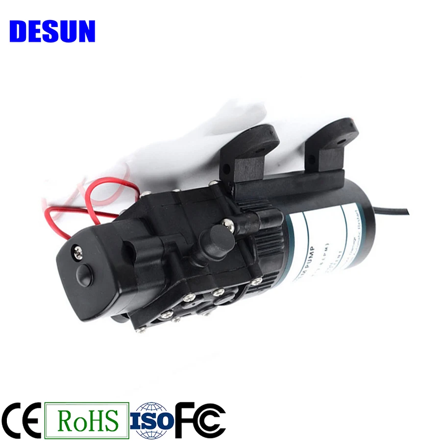 High Pressure 12V 24V DC Small Self Priming  Diaphragm Water Pump