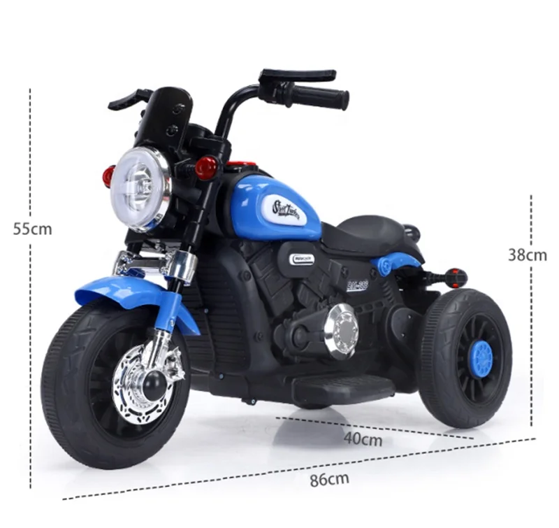 Manufacturers Sell Led Lights Early Learning Music 6v4.5ah Battery Charger Toy Motorcycle for Kids