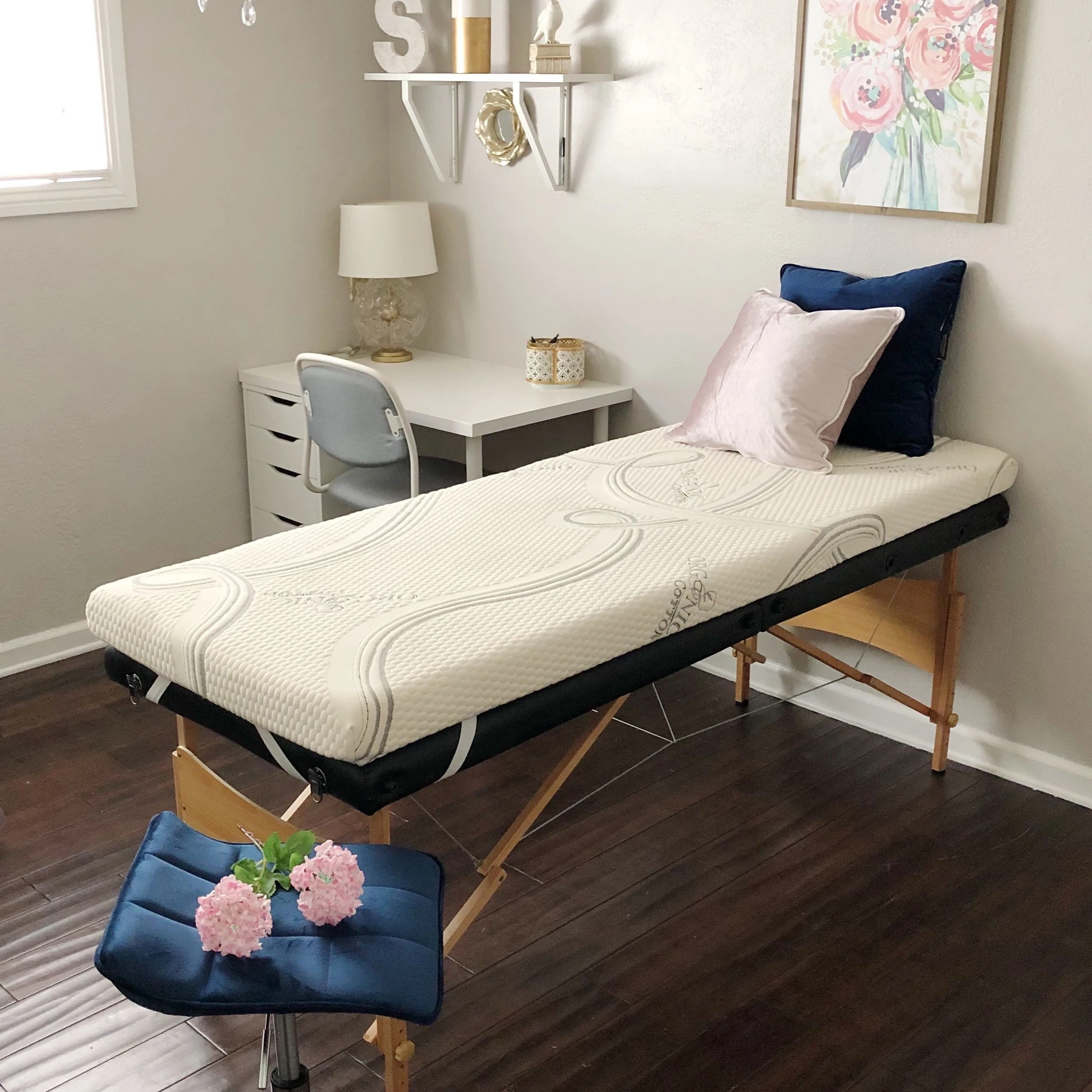 Cheap Spa Massage Therapy Rooms Table Home Beauty Salon Lash Bed Topper Lash Eyelash Extensions Mattress Topper