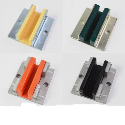 
Elevator parts Pair guide boots 80*74*10 car 16MM new secondary rail main rail sliding boot lining for Kone brand 